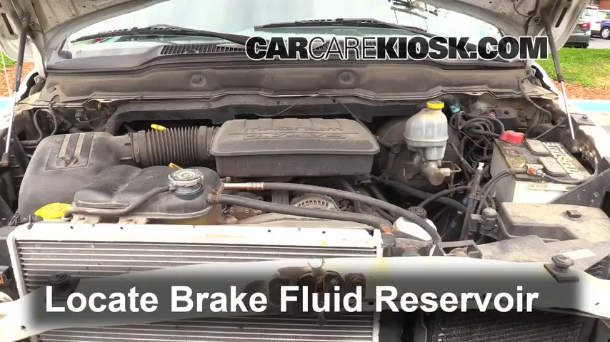2002 Dodge Ram 1500 4.7L V8 Crew Cab Pickup (4 Door) Brake Fluid Add Fluid